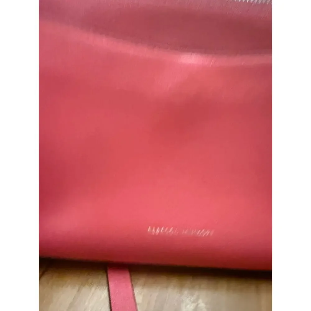 Rebecca Minkoff Jean Mac Crossbody in grapefruit adjustable strap classy minimal